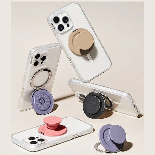 Popsockets Kick-out Grip Magsafe Phone Holder Built-in Stand Adjustable Stand Portrait Landscape Compatible Wireless Charging Latte