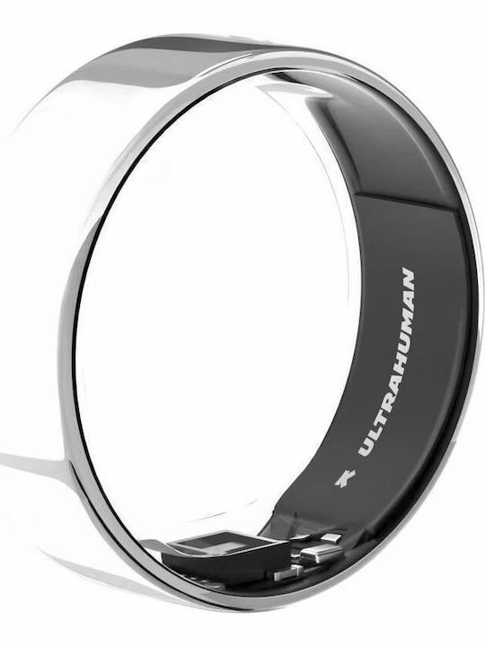 Ultrahuman Air Smart Ring 18.1mm Αδιάβροχο με Παλμογράφο Ασημί