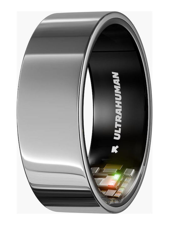 Ultrahuman Air Intelligente Ringe 22.3mm Wasserdicht mit Herzfrequenzsensor Silber