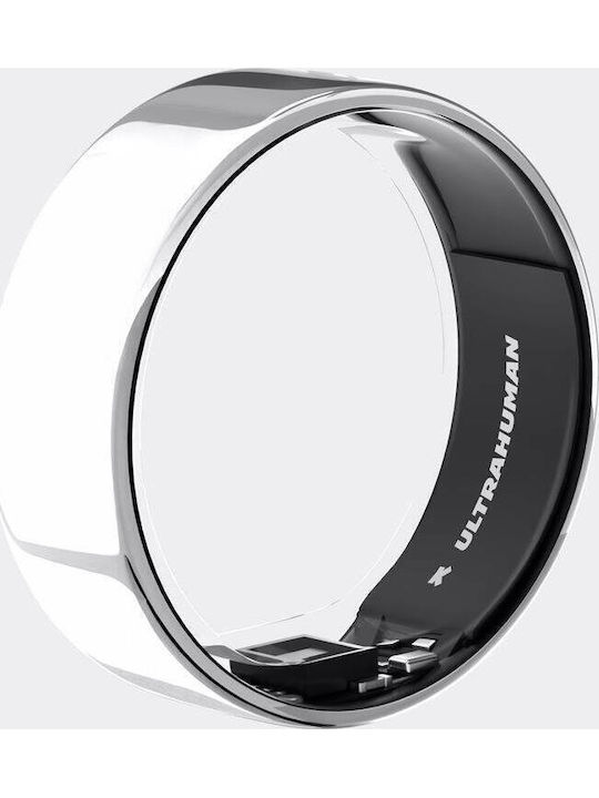 Ultrahuman Air Smart Ring 18.1mm Αδιάβροχο με Παλμογράφο Ασημί