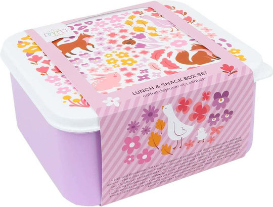 A Little Lovely Company Plastic Kids' Dinner Set Thermal
