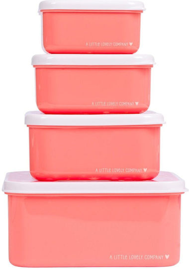 A Little Lovely Company Plastic Kids' Dinner Set Thermal
