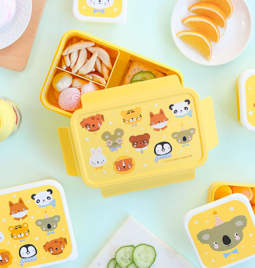 A Little Lovely Company Stainless Steel Kids' Dinner Set 0.35lt