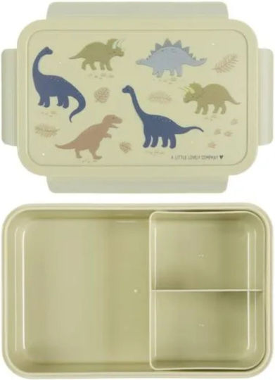 A Little Lovely Company Plastic Kids' Food Set Dinosaurs