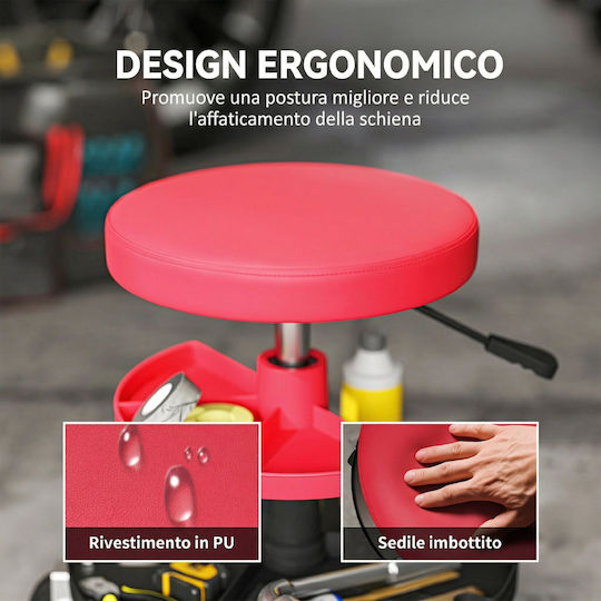 HomCom Work Stool with Maximum Load 135 kg