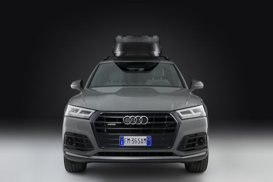 Modula Evo Dachbox Für Autos Mit Doppelseitigem Öffnen 400lt Schwarze Matt Modula