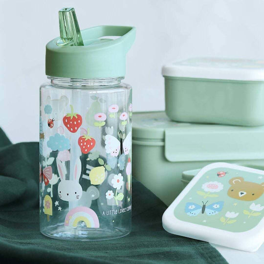 A Little Lovely Company Kids Water Bottle Plastic
