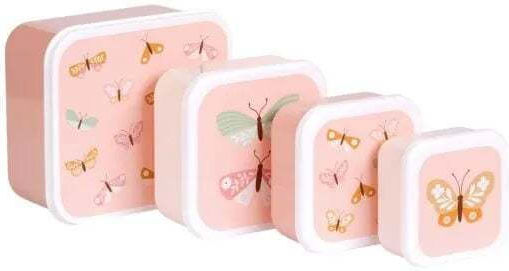 A Little Lovely Company Kids Water Bottle Butterfly Plastic