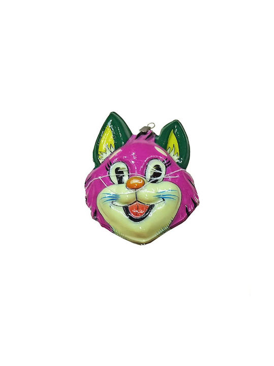 Plastic Animal Mask Purple Bunny