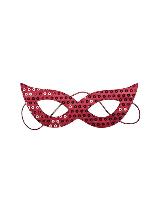 Eyemask Mask Sequins Red