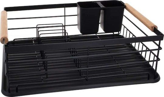 Brunbeste Brunbeste Geschirrabtropfer & Abtropfgitter Holz Schwarz 43x32x14cm