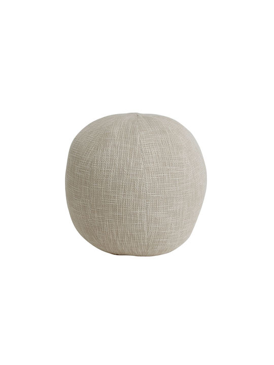 Waterproof Bean Bag Chair Stool Sanah Cream 30x30x30cm