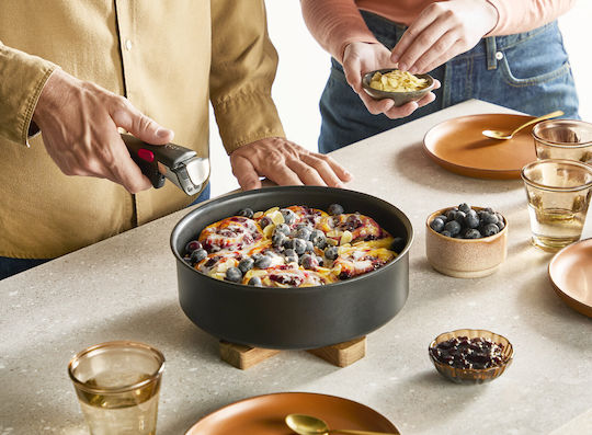 Tefal Ingenio Excellence Fusion Set De Vase De Gătit Din Aluminiu Cu Acoperire Interioară Antiaderent 3 Piese