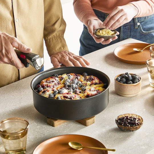 Tefal Ingenio Excellence Fusion Set De Vase De Gătit Din Aluminiu Cu Acoperire Interioară Antiaderent 3 Piese