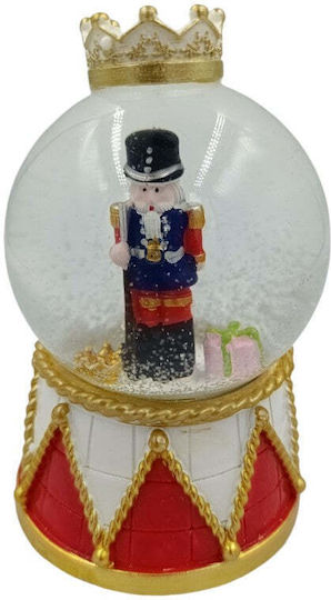 Dekorativer Weihnachts-Nussknacker mit Beleuchtung Batteriebetrieb Höhe 14cm