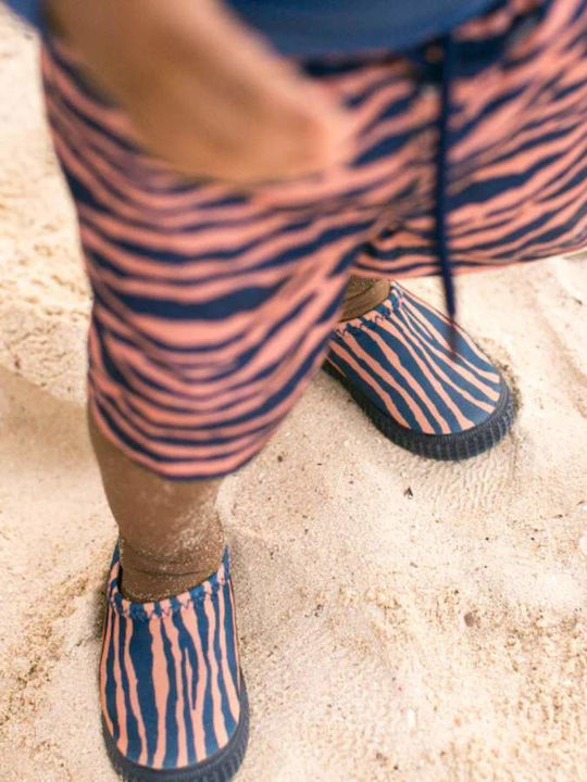 Blaue Zebra Kinder Strandschuhe