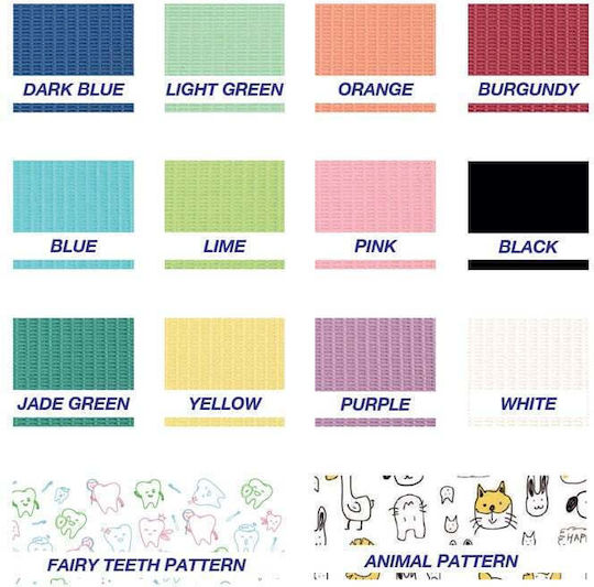 Premium Plus Zahnhandtücher Patienten 3ply 33cm x 45cm 50 Stück Gelb
