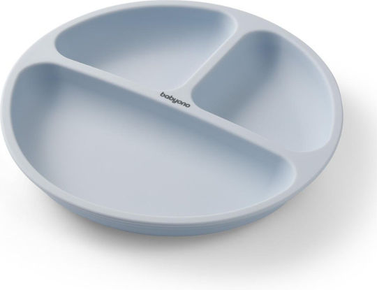 Children's Food Plate from Silicone Blue