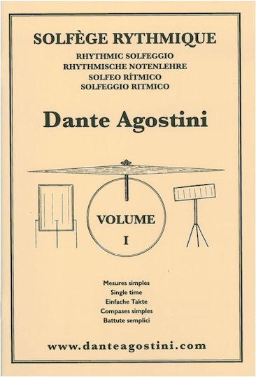 Dante Agostini AGOSTINI SOLFEGE RYTHMIQUE No. 1
