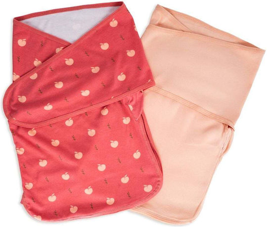 Offer Swaddle Blanket Blisssnug Lovely Apples Pink & Ewan Deluxe Sheep Sleep Aid