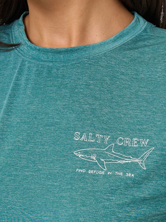 Salty Crew Women's Long Sleeve Sun Protection Shirt Blue