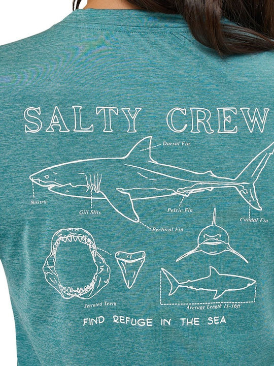 Salty Crew Women's Long Sleeve Sun Protection Shirt Blue