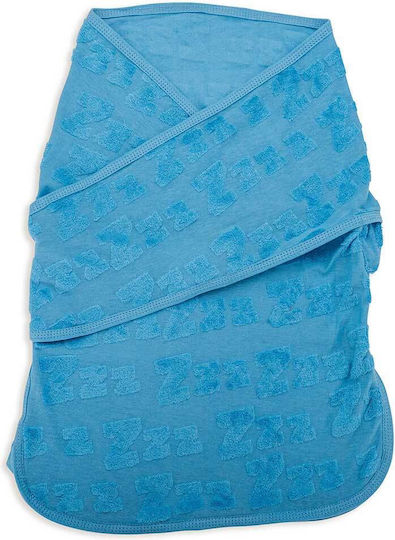 Offer Sleep Pip Crib Bumper Deluxe & Blisssnug Swaddle Blanket Light Blue Grey 2 Pieces