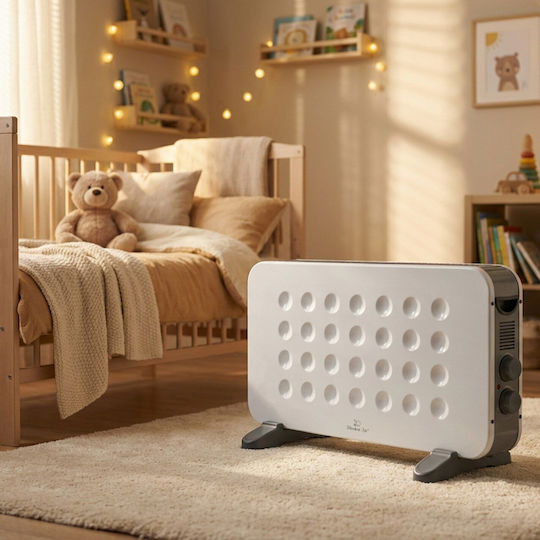 Mission Air Boden-Konvektorheizung 2000W 61,8x38,5cm Weiß