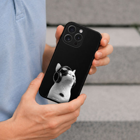Husă Sonique Men's Edition Samsung Galaxy M55 5g Audio Kitten Albă