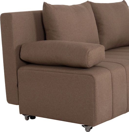 Kend Dreisitzer Sofa Bett mit Stauraum Offene Braune 188x85x82cm