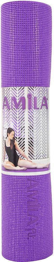 AMILA Exercise Mat Purple (173x61x0.4cm)