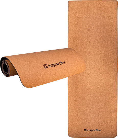 inSPORTline Corcam Στρώμα Γυμναστικής Yoga Πορτοκαλί (173x61x0.6cm)