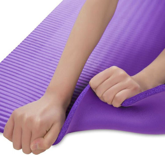 Wozinsky Wozinsky Covor de exerciții fizice Yoga Violet cu curea de transport (181x61x1cm)