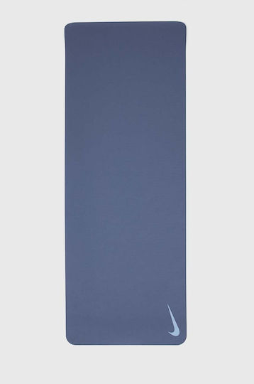 Nike Yoga Mat Saltea de Gimnastică Yoga Albastră (180x66cm)