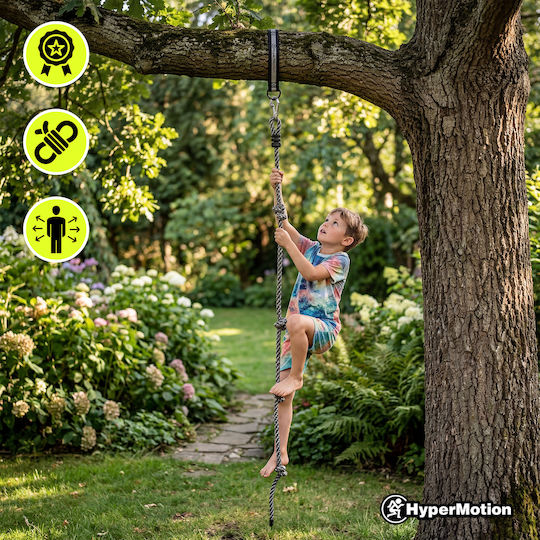 HyperMotion HyperMotion Kinder Kletternetz mit Schaukel Beige