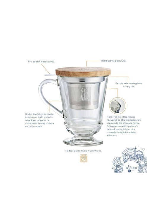 La Rochere Glass Transparent Mug 240ml