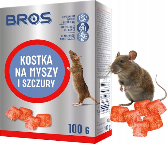 Bros Ποντικοφάρμακο σε Κύβους 0.1kg
