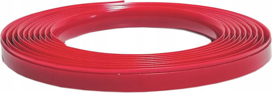 Decorativ PVC Trim Roșu Mat 21mm Autoadeziv Flexibil