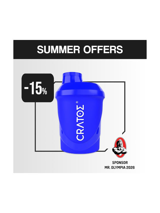 Nutriyummy Plastic Protein Shaker 300ml Blue