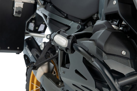 Протектори Защитни Решетки За Двигател Bmw F 900 Gs Adv Черни-Сребристи Комплект