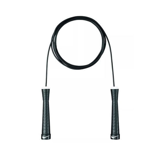 Nike Fundamental Springseil Fitness Schwarz mit einstellbarer Länge