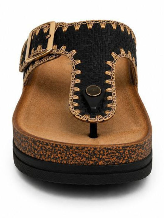 Women's Flat Sandals Flatforms Black