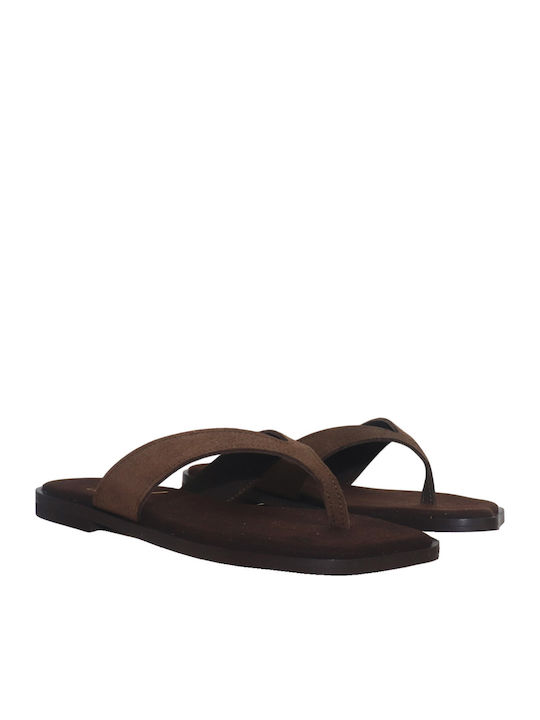 Flache Sandalen Für Damen Braun