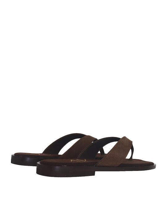 Flache Sandalen Für Damen Braun