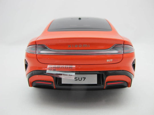 Xiaomi Static Model Car Orange Scale 1:18