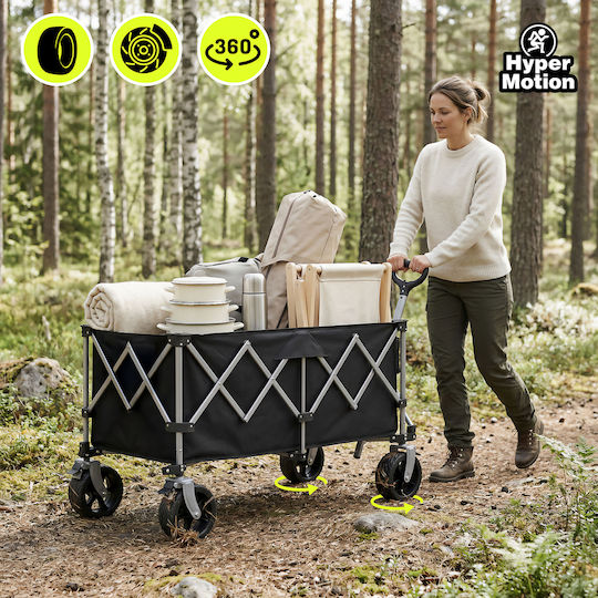 Kippwagen Zusammenklappbar Anhänger Gartenkarren Metallisch 250lt