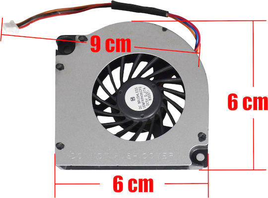 Laptop-Lüfter Cpu Kühlventilator Toshiba Satellite M30 M35 Pro M10 M15 Mcf-ts6012m05 Udqfrph35cf0 Gdm610000140 3-Pin Code 81773