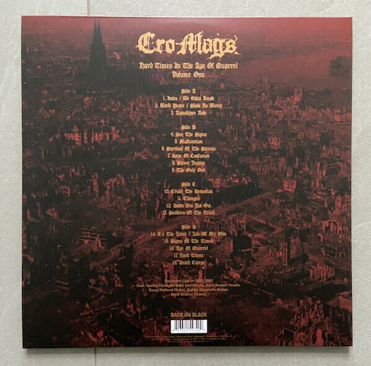 Cro-mags Hard Times In Age Quarrel Vol 1 Vinyl