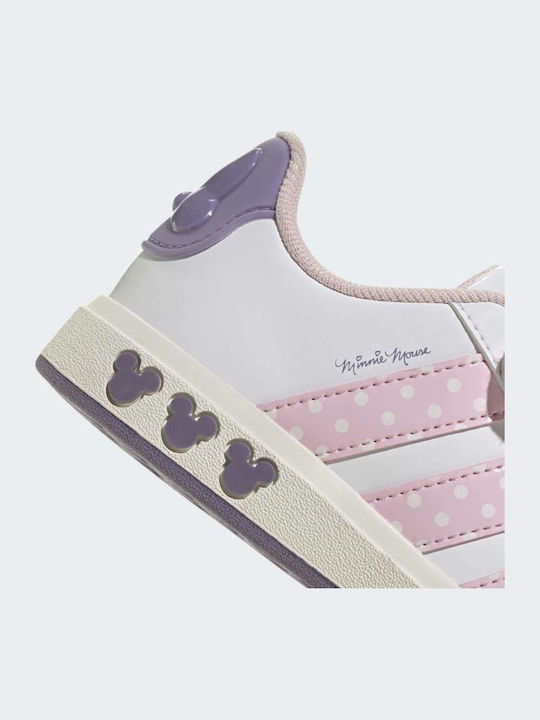 Disney Minnie Mouse Grand Court Kids Sneakers White