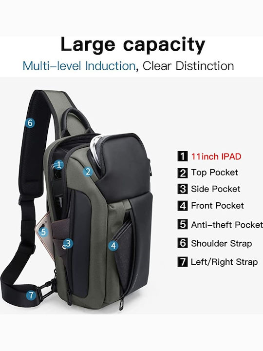 Bange Wasserdichte Laptoptasche in Grün Farbe 7566-06